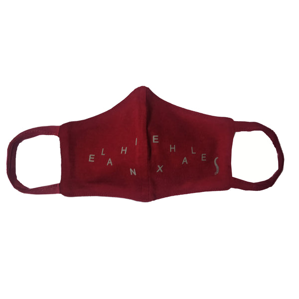 Inhale Exhale Bamboo Face Mask (Red)